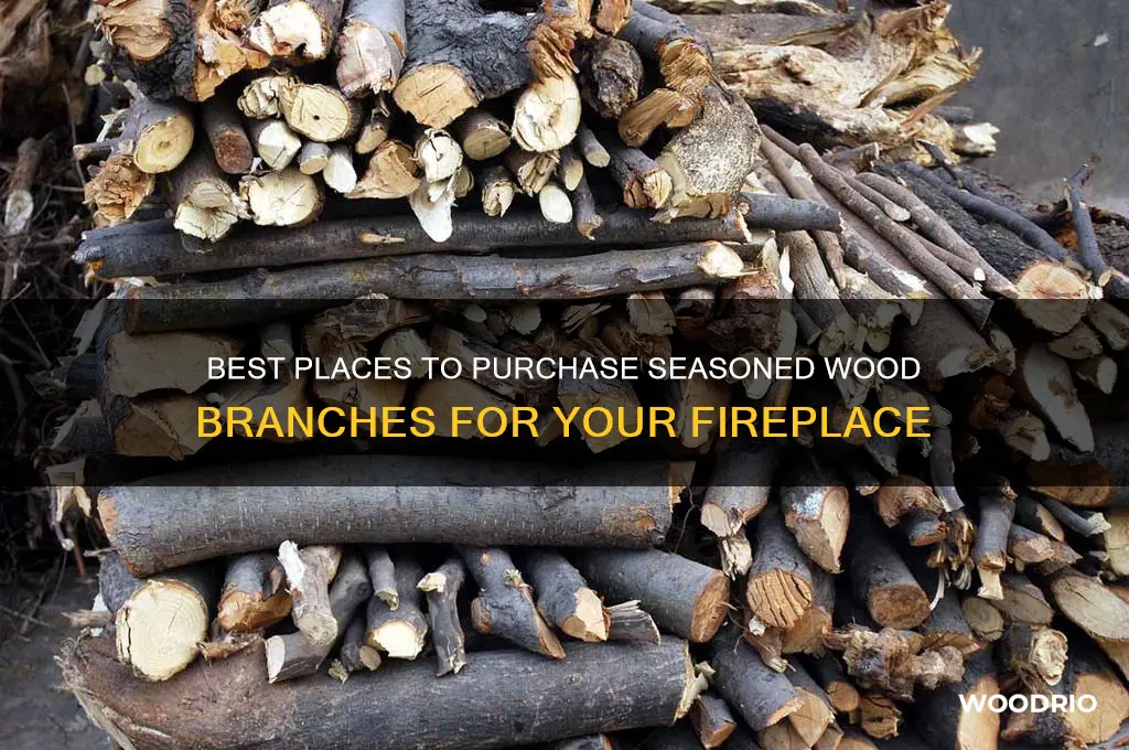 where to buy seasoned wood branches