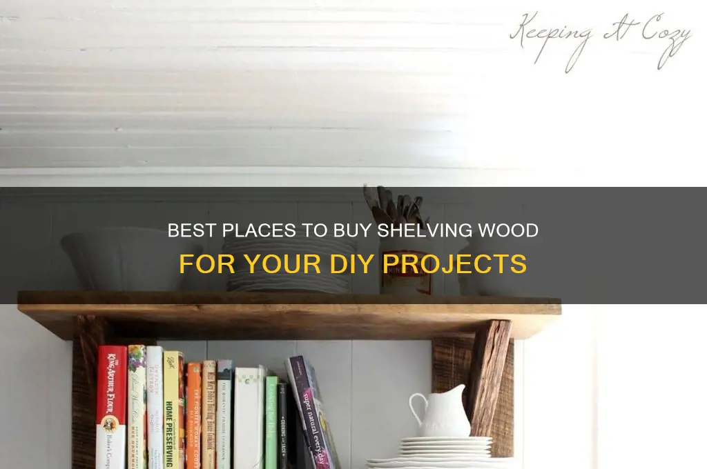 where to buy shelving wood