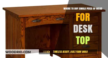 Where to Find Single Wood Pieces for Custom Desk Tops
