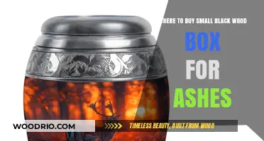 Elegant Small Black Wood Urn Boxes: Top Retailers for Ashes Keepsakes