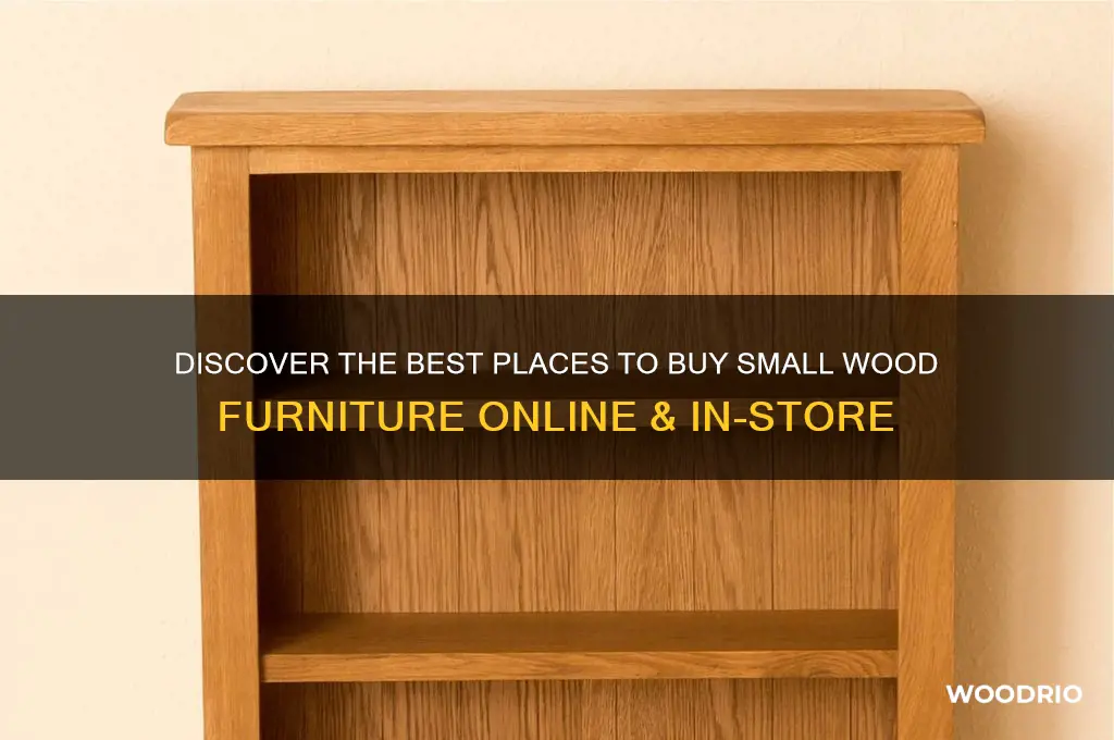 where to buy small wood furniture