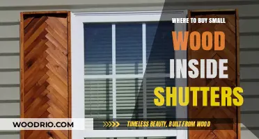 Where to Find and Buy Small Wood Interior Shutters Easily