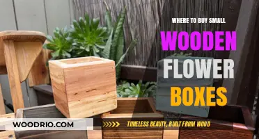 Best Places to Purchase Small Wooden Flower Boxes Online & Locally
