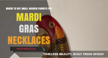 Where to Find Small Wooden Parrots for Mardi Gras Necklaces