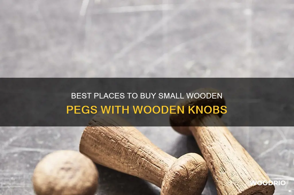 where to buy small wooden peg with wooden knobs