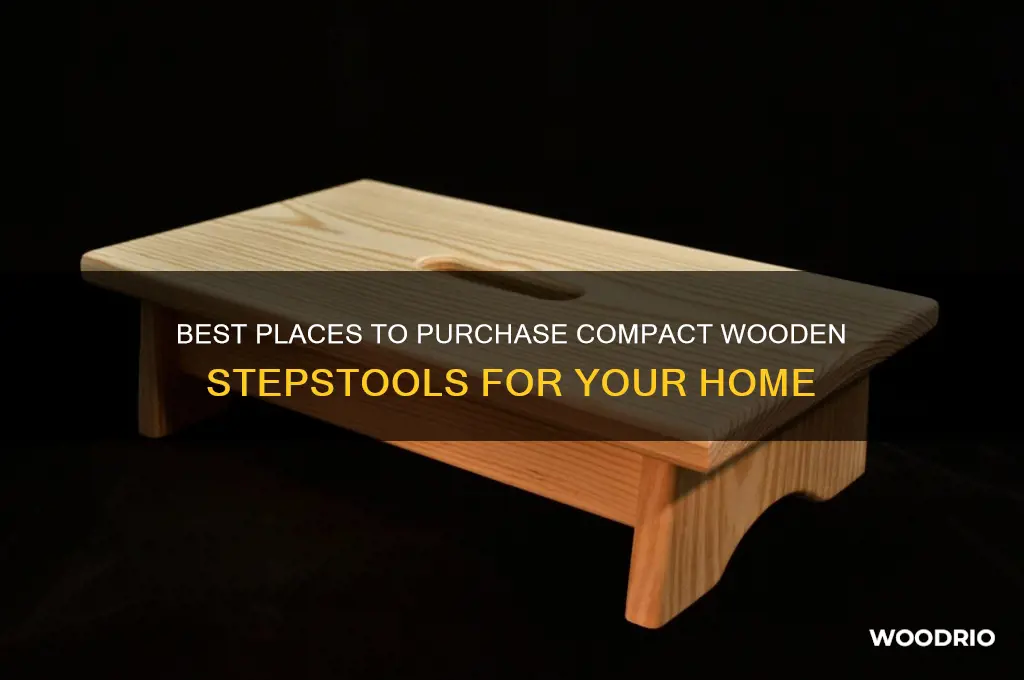 where to buy small wooden stepstools