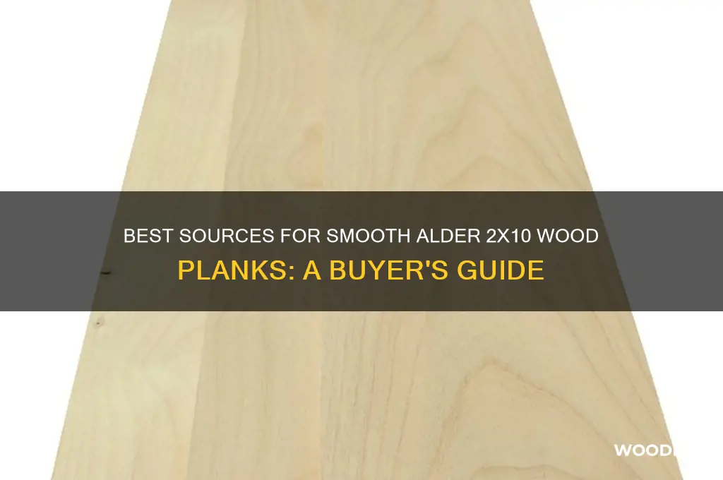 where to buy smooth alder 2 x 10 wood planks