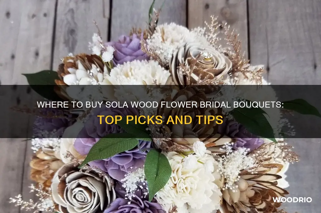 where to buy sola wood flower bridal bouquet