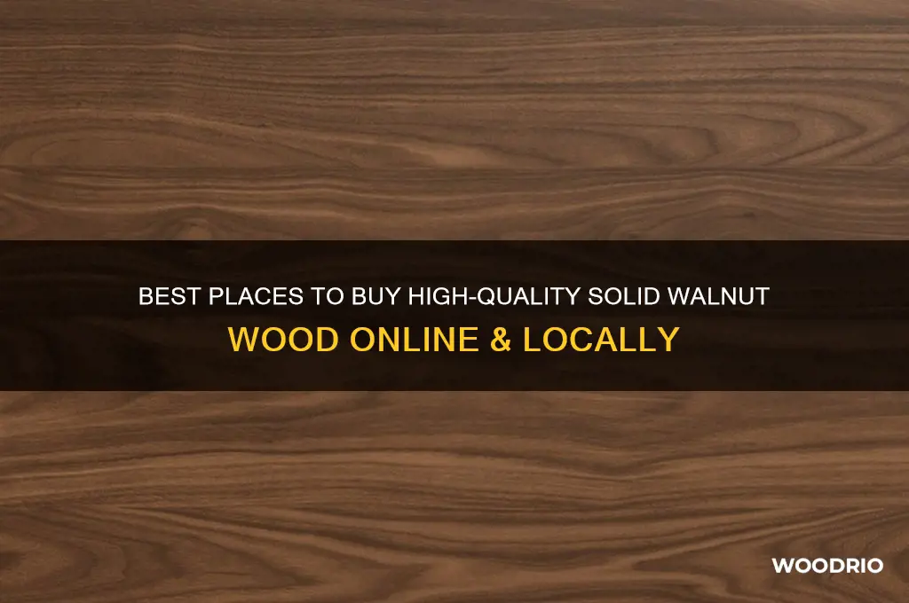 where to buy solid walnut wood