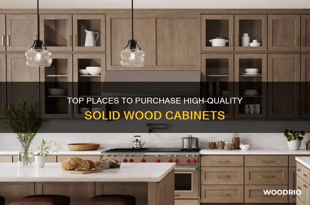 where to buy solid wood cabinets