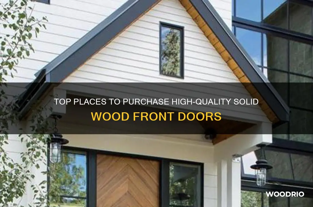 where to buy solid wood front door