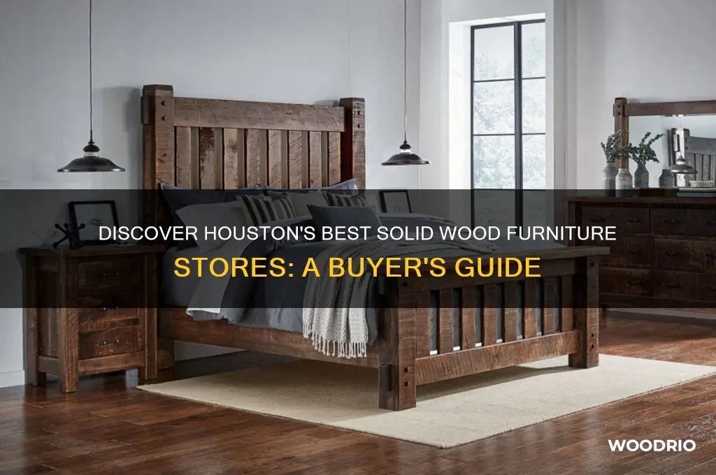where to buy solid wood furniture houston