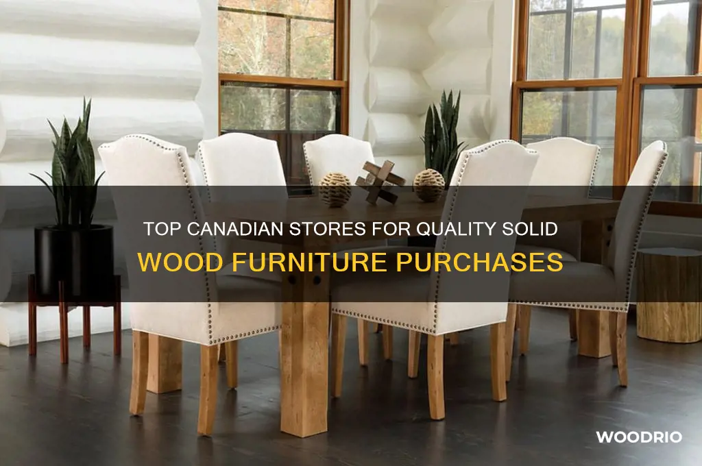 where to buy solid wood furniture in canada