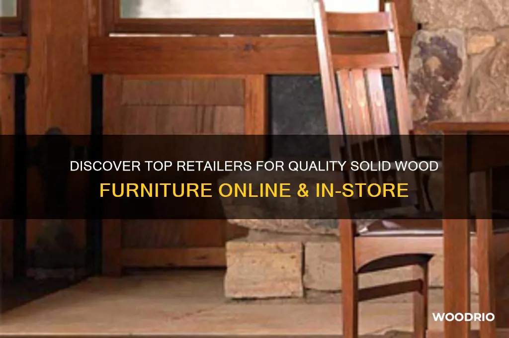 where to buy solid wood furniture