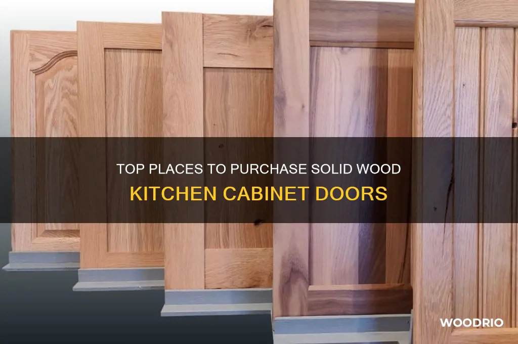 where to buy solid wood kitchen cabinet doors
