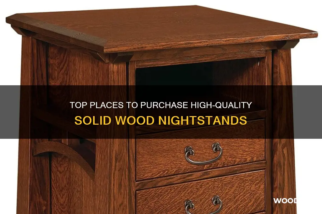where to buy solid wood nightstands