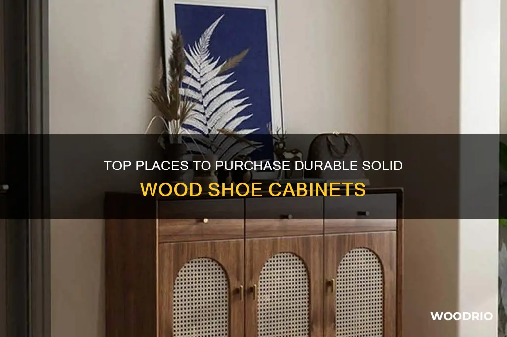 where to buy solid wood shoe cabinet