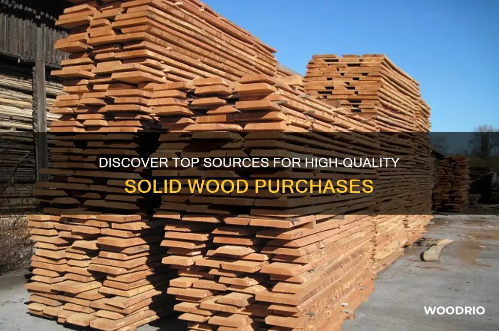where to buy solid wood