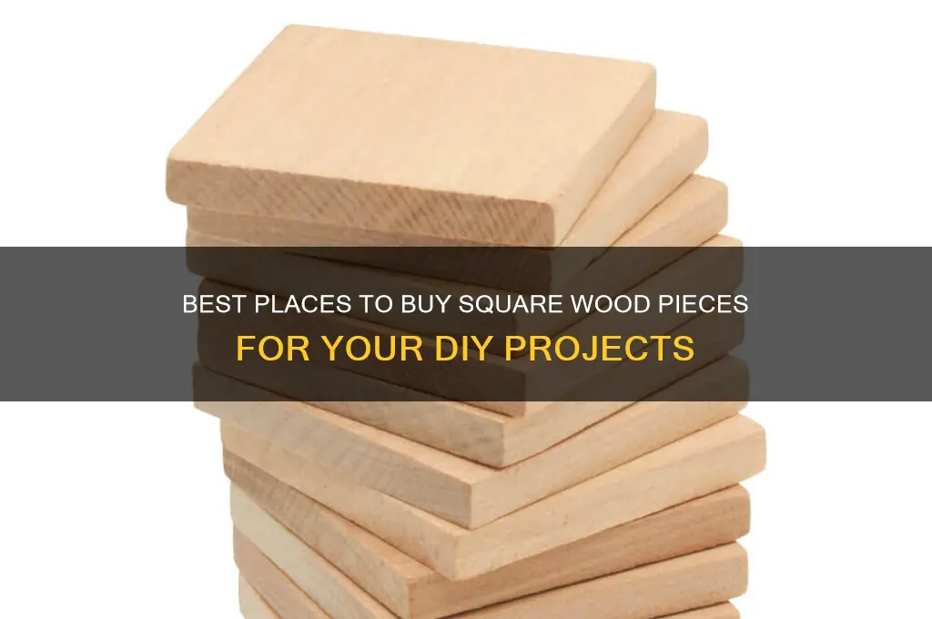 where to buy square pieces of wood