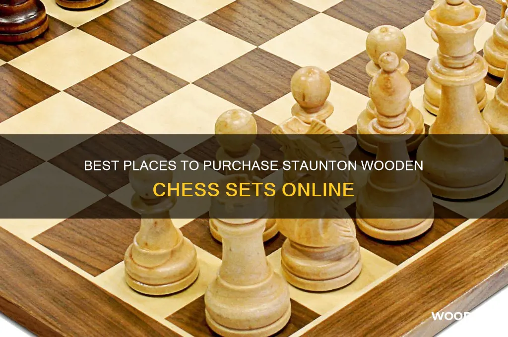 where to buy staunton wooden chess sets