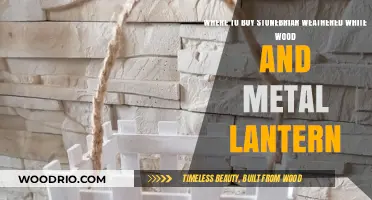 Best Places to Purchase Stonebriar Weathered White Wood Lantern