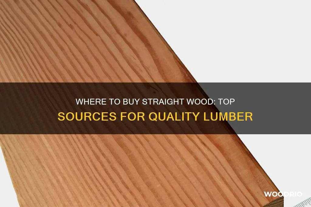 where to buy straight wood