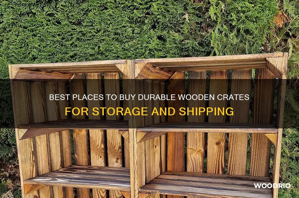 where to buy sturdy wooden crates
