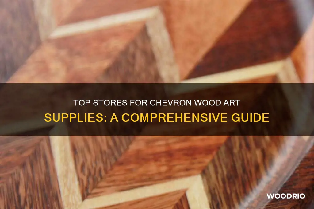 where to buy supplies for chevron wood art