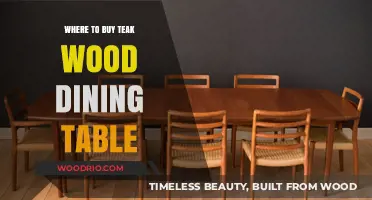 Discover the Best Places to Buy Teak Wood Dining Tables
