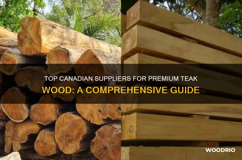 where to buy teak wood in canada