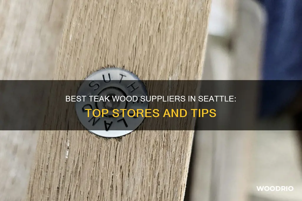 where to buy teak wood in seattle