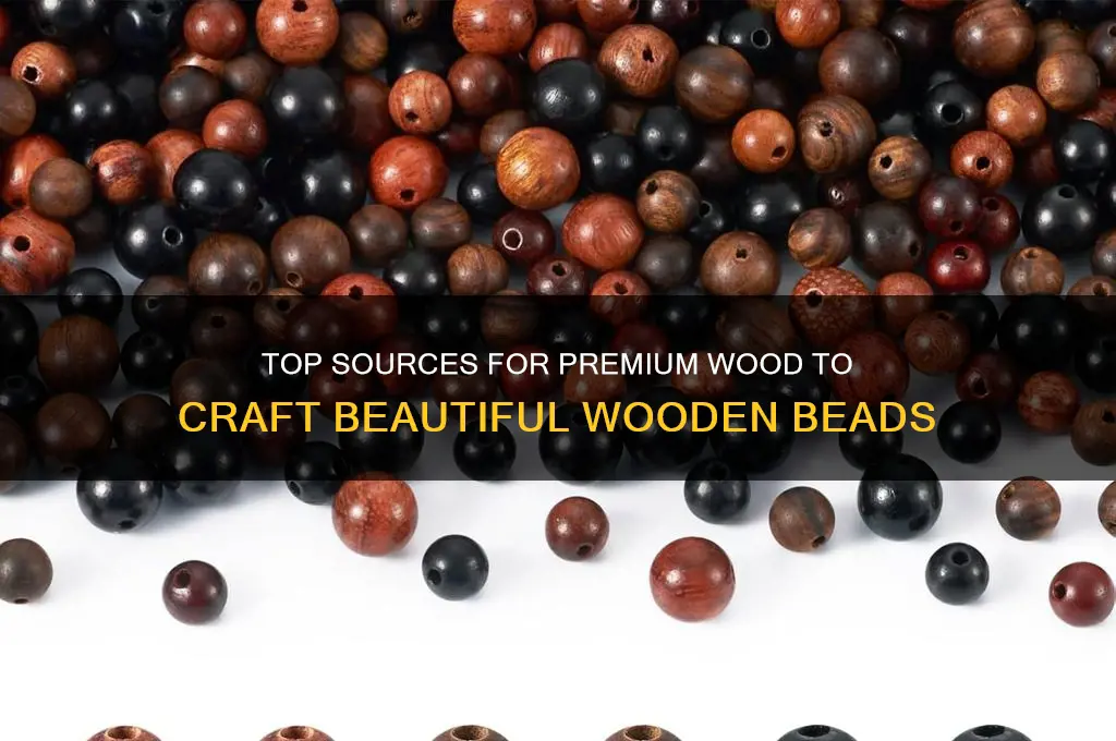 where to buy the best wood for making wooden beads
