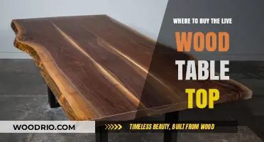 Discover the Best Places to Buy Live Edge Wood Table Tops