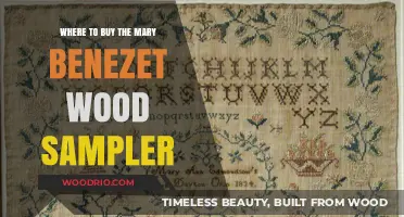 Discover Where to Buy the Mary Benezet Wood Sampler Today