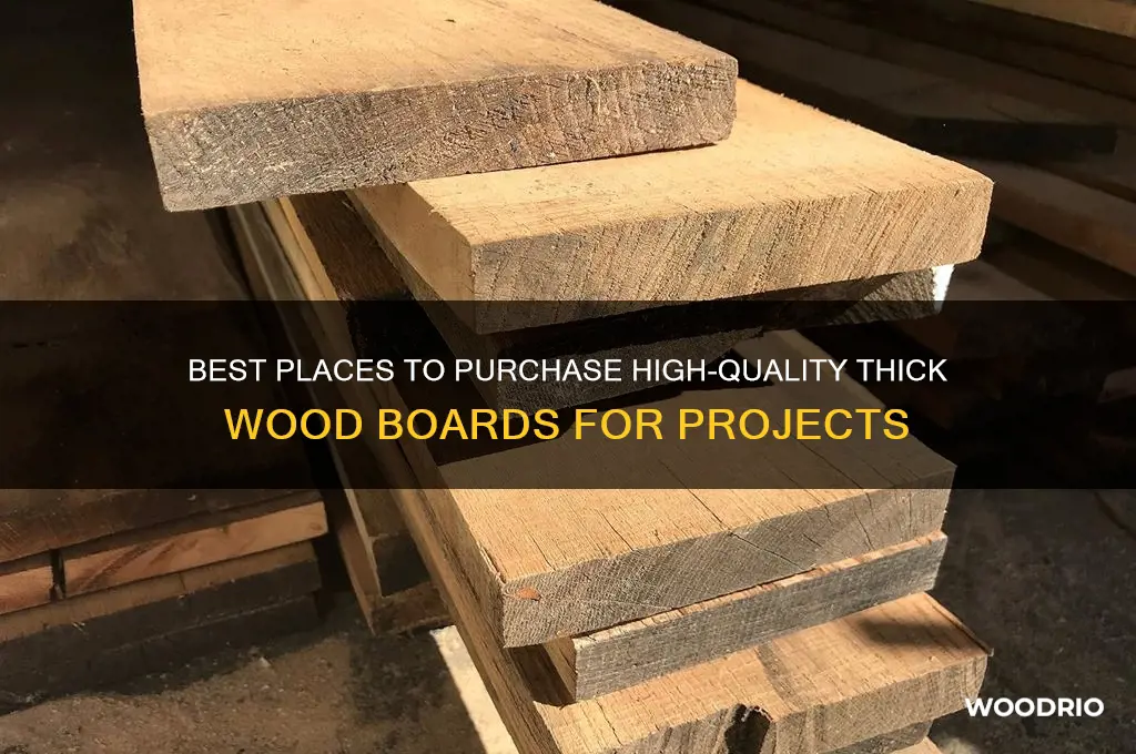 where to buy thick wood boards