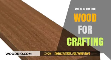 Best Places to Buy Thin Wood for Crafting Projects