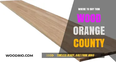 Top Spots to Buy Thin Wood in Orange County, CA
