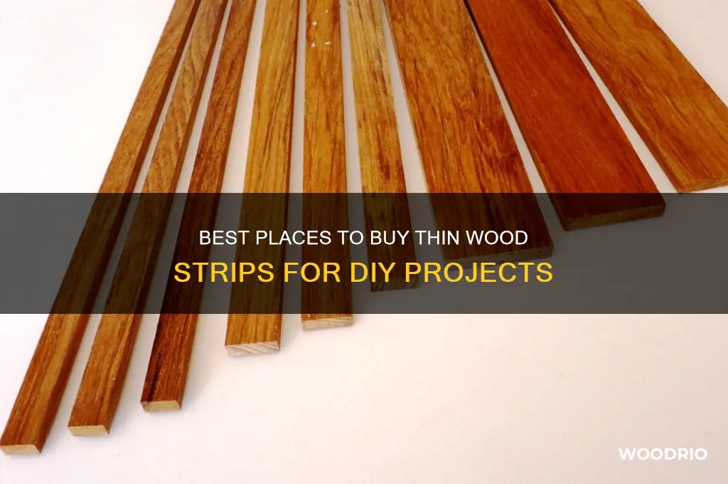 where to buy thin wood strips