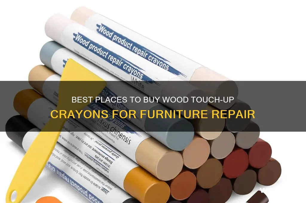 where to buy touch up crayons for wood