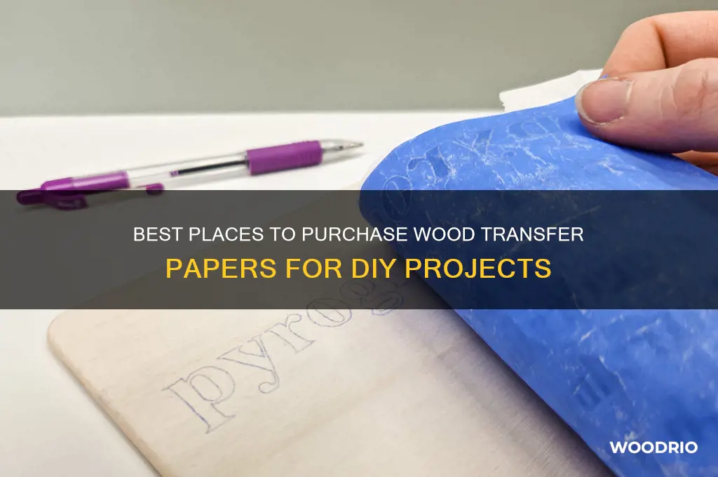 where to buy transfers for wood