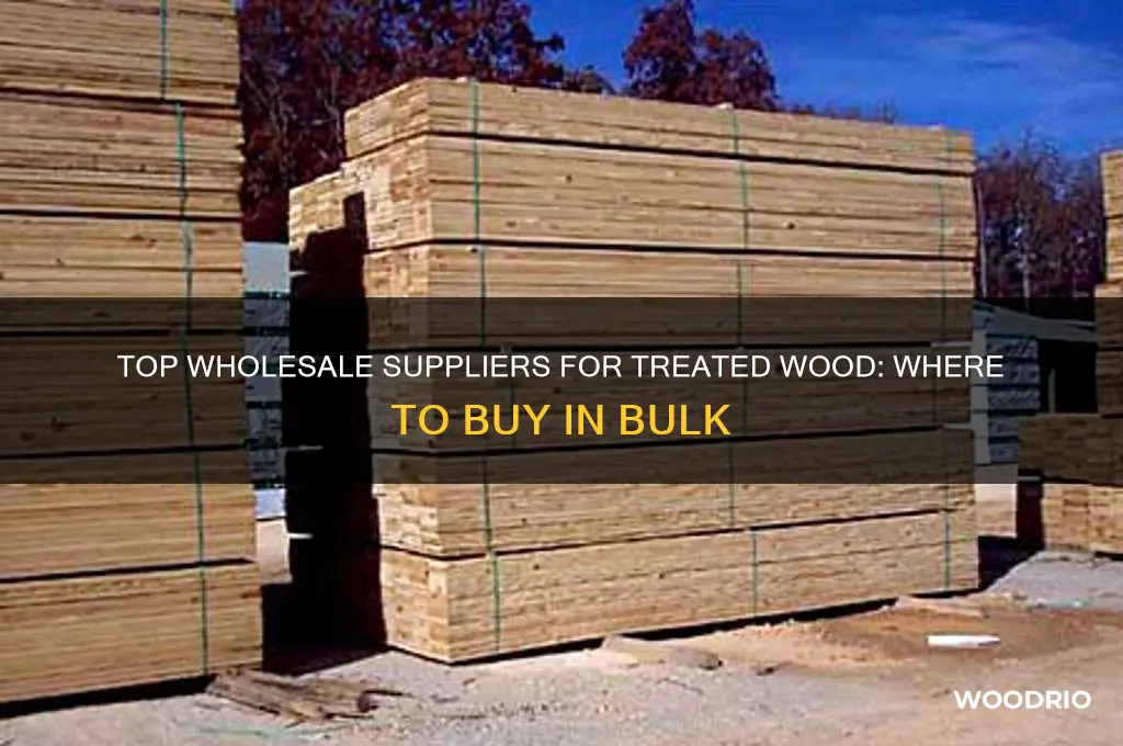 where to buy treated wood wholesale