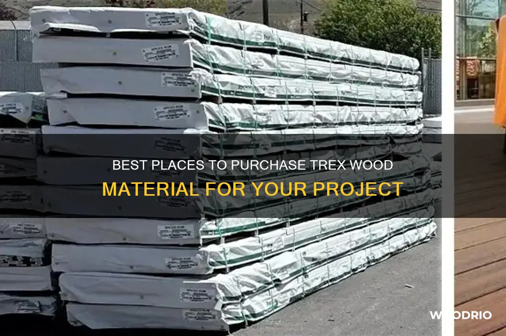 where to buy trex wood material