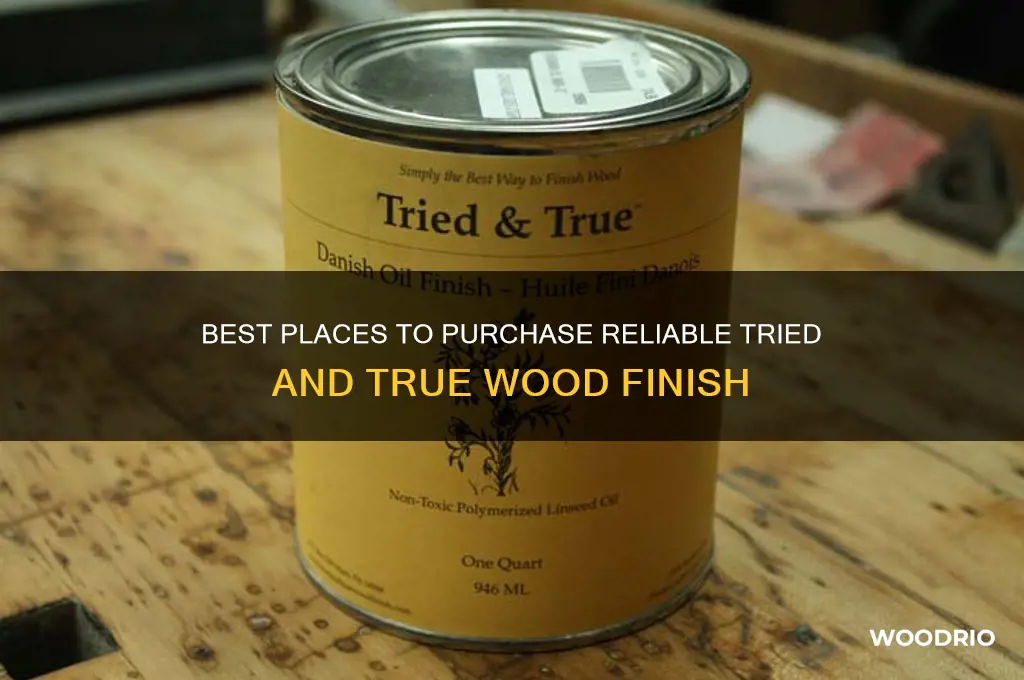 where to buy tried and true wood finish