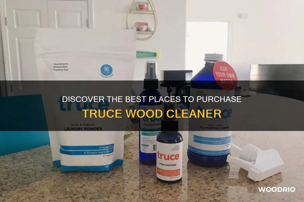 where to buy truce wood cleaner