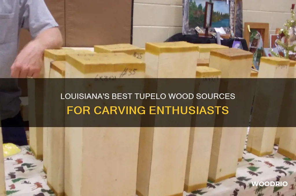 where to buy tupelo wood for carving in louisiana