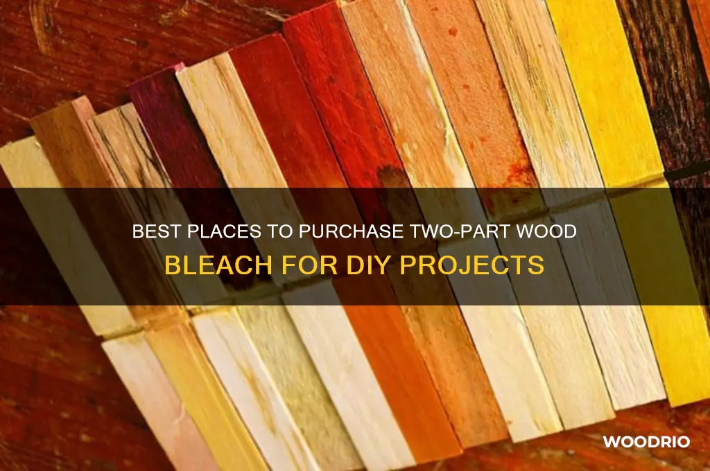 where to buy two part wood bleach