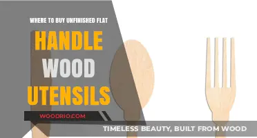 Best Places to Buy Unfinished Flat Handle Wood Utensils Online