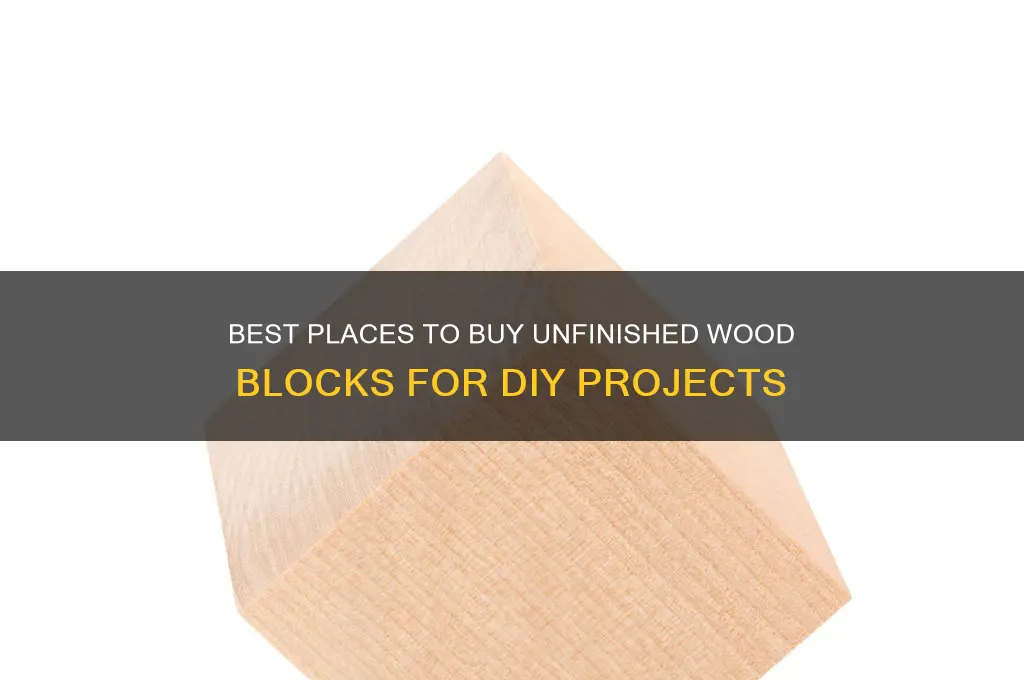 where to buy unfinished wood blocks