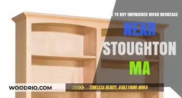 Find Unfinished Wood Bookcases Near Stoughton, MA: Top Local Stores