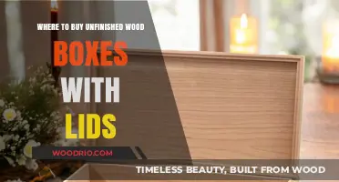 Best Places to Buy Unfinished Wood Boxes with Lids Online
